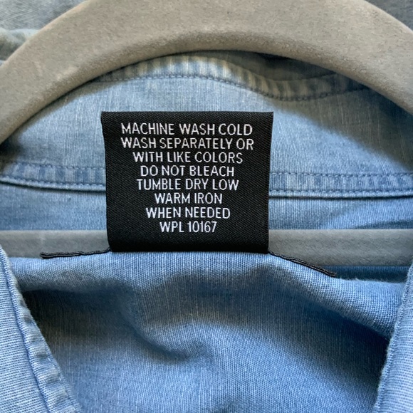 Dylan Gray Linen Blend/Chambray Shirt size XL EUC - Picture 3 of 6